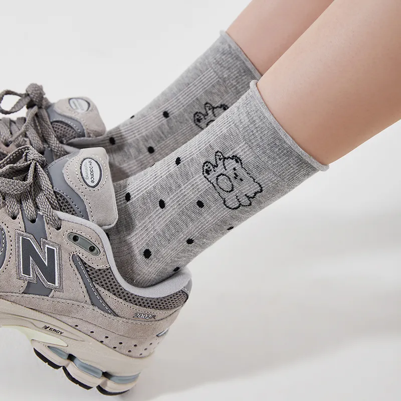 Master Mid Calf Socks Women's Shopping Bag 3 Pack-7