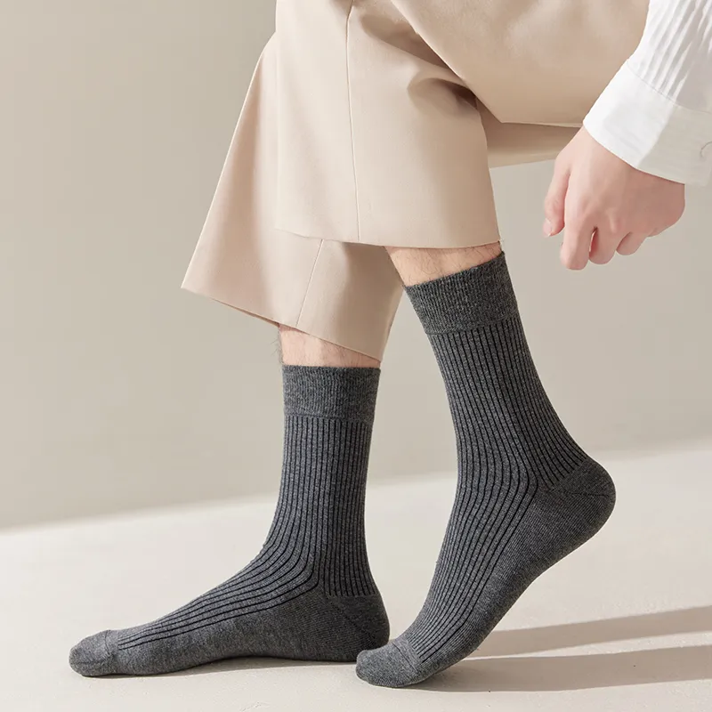 Master Mid Calf Socks Men's Shopping Bag Combo Set-6