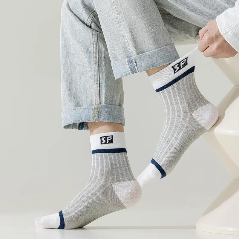 Master Mid-Calf Socks Men's Shopping Bag Combo Set-1