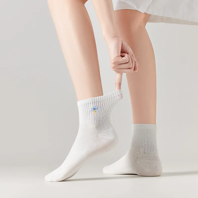 Master Mid Calf Socks Women's Shopping Bag Combo Set-3