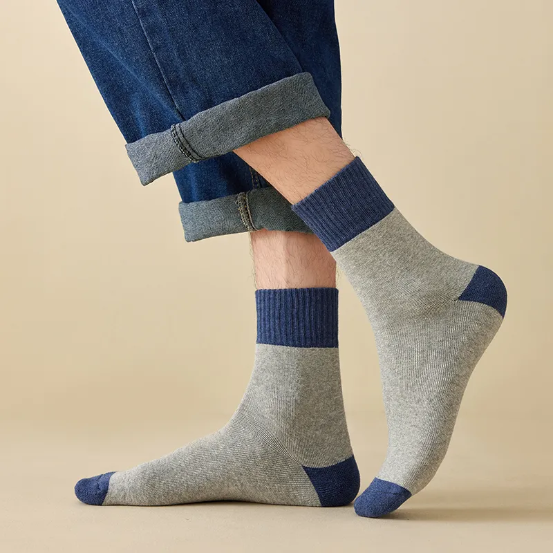 Master Mid Calf Socks Men's Shopping Bag Combo Set-4