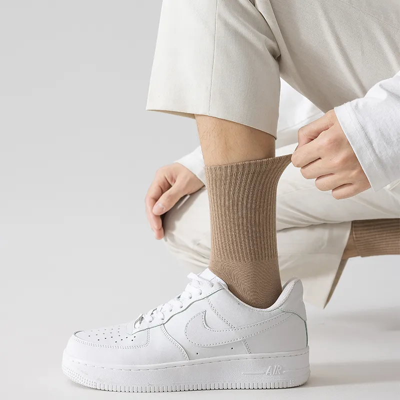 Master Mid Calf Socks Men's Shopping Bag Combo Set-5