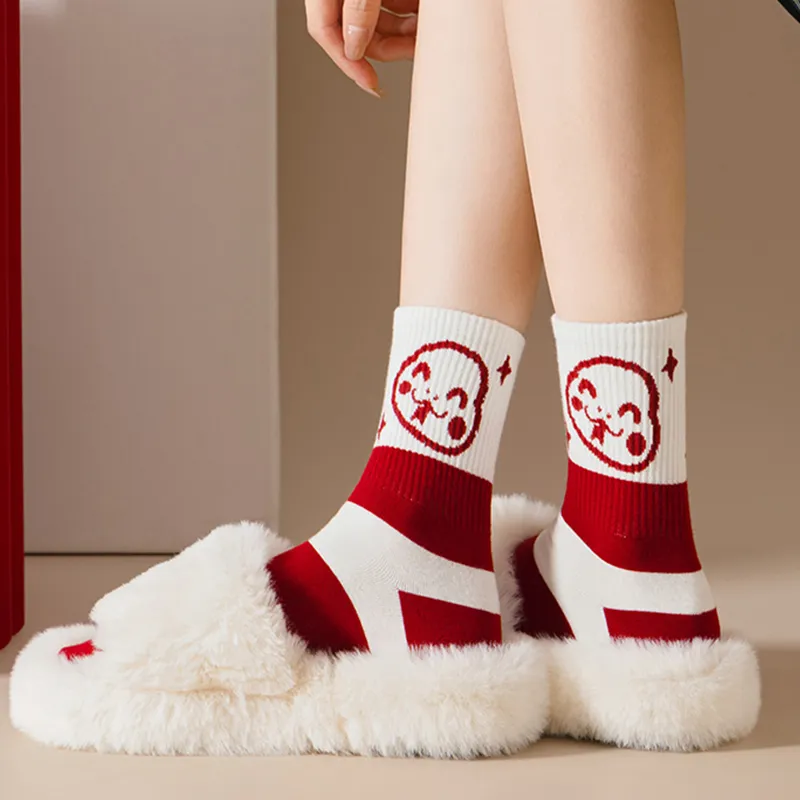 Master Mid Calf Socks Women's Shopping Bag Combo Set-5