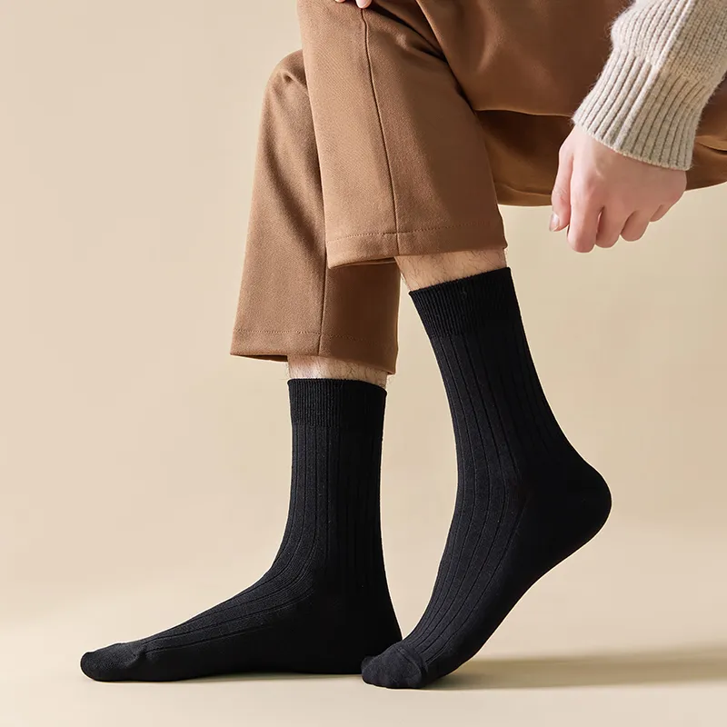 Master Mid Calf Socks Men's Shopping Bag Combo Set-6