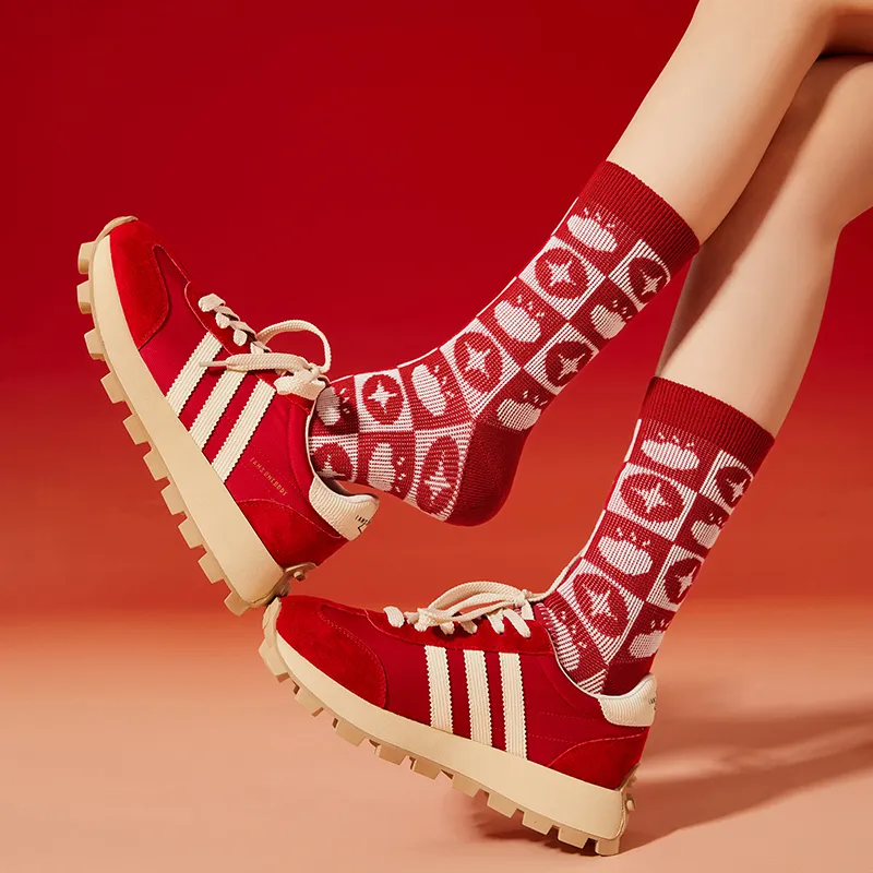 Master Mid Calf Socks Women's Shopping Bag Combo Set-1