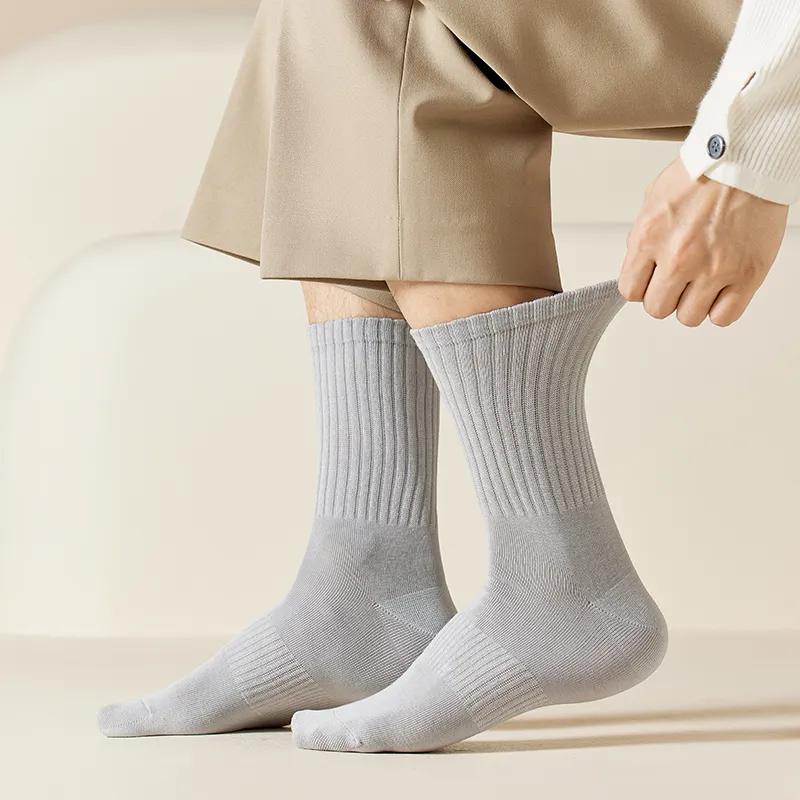 Master Mid Calf Socks Men's Shopping Bag Combo Set-7