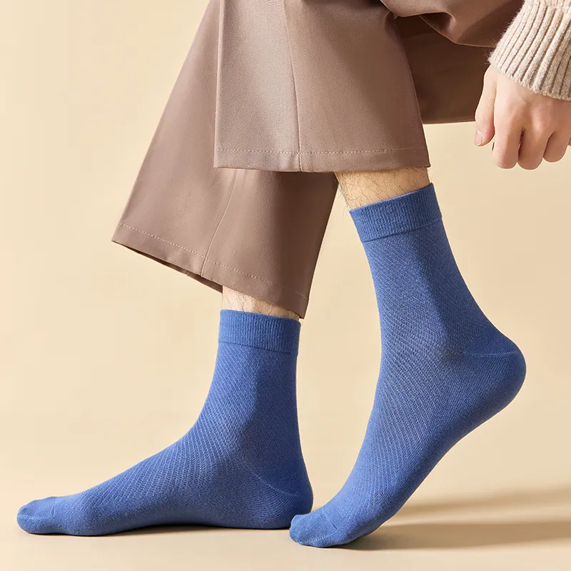 Master Mid Calf Socks Men's Shopping Bag Combo Set-6