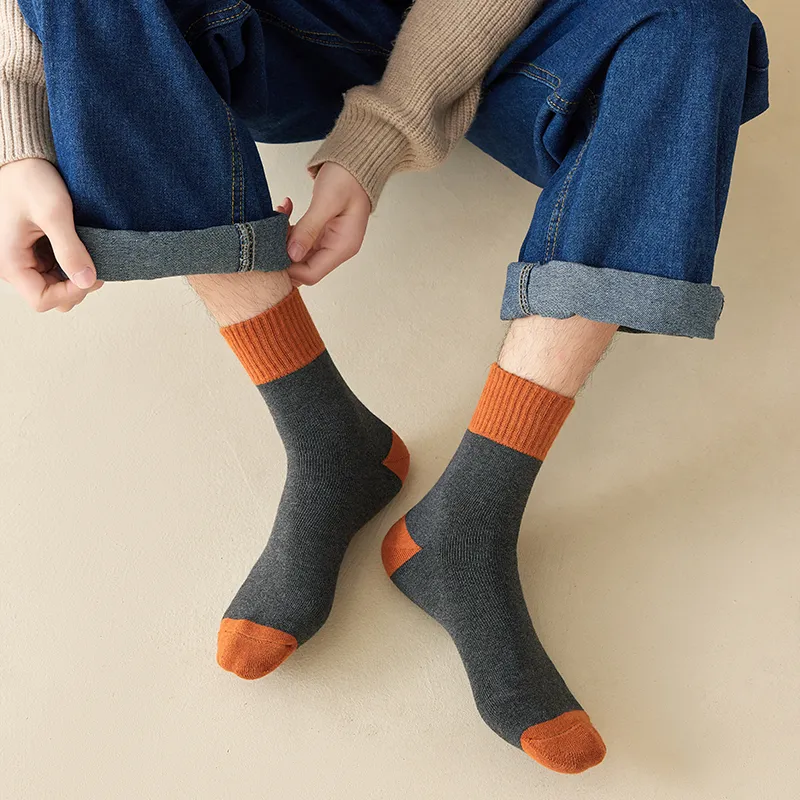 Master Mid Calf Socks Men's Shopping Bag Combo Set-3