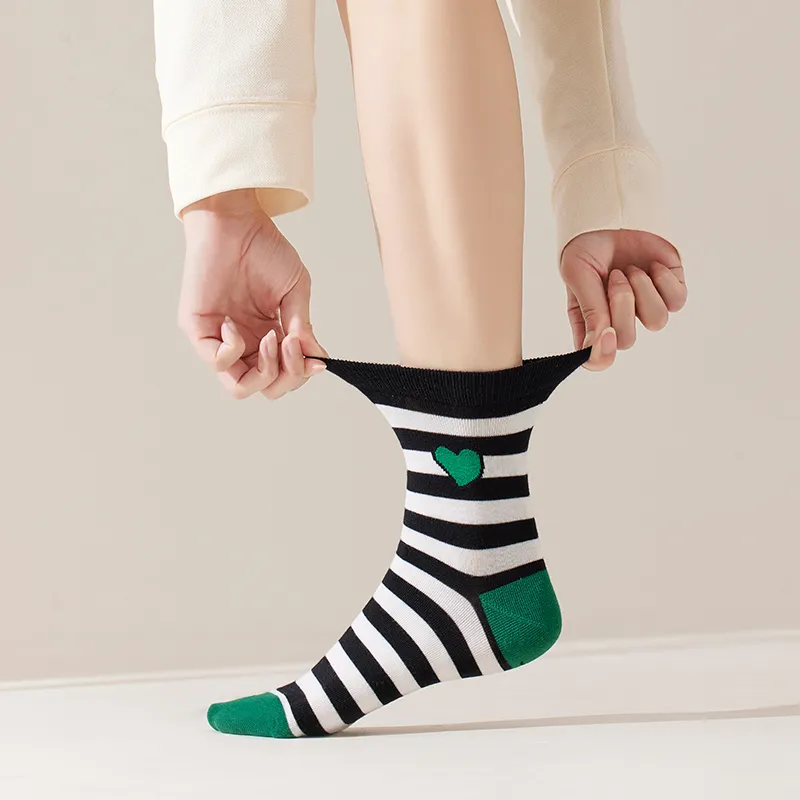 Master Mid Calf Socks Women's Shopping Bag Combo Set-5