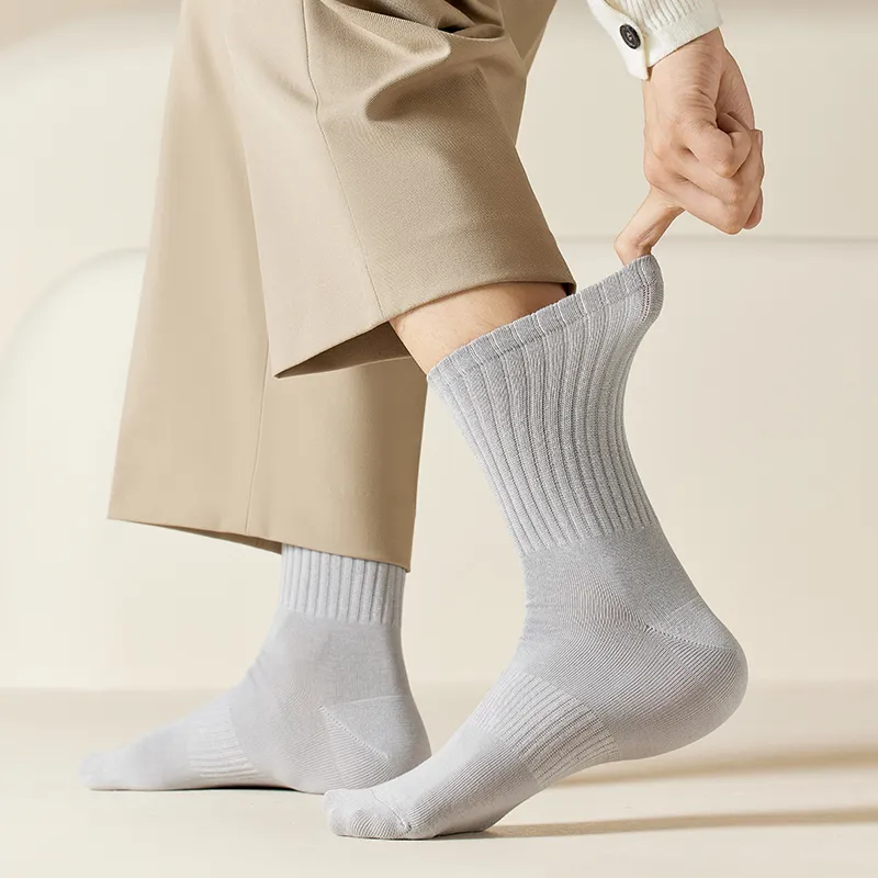 Master Mid Calf Socks Men's Shopping Bag Combo Set-6
