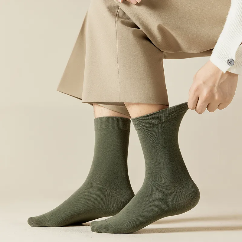 Master Mid Calf Socks Men's Shopping Bag Combo Set-5
