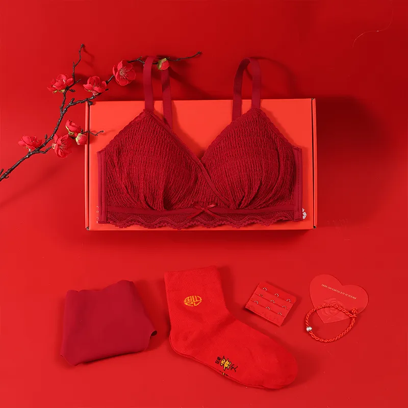 Master Underwear Set Women's Red-1