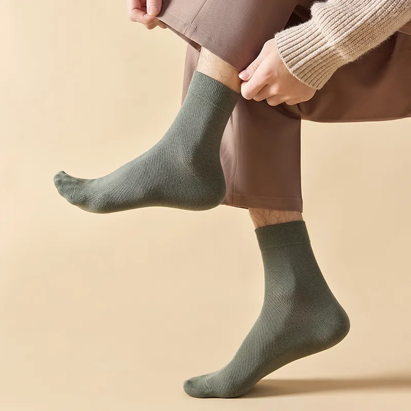 Master Mid Calf Socks Men's Shopping Bag Combo Set-2