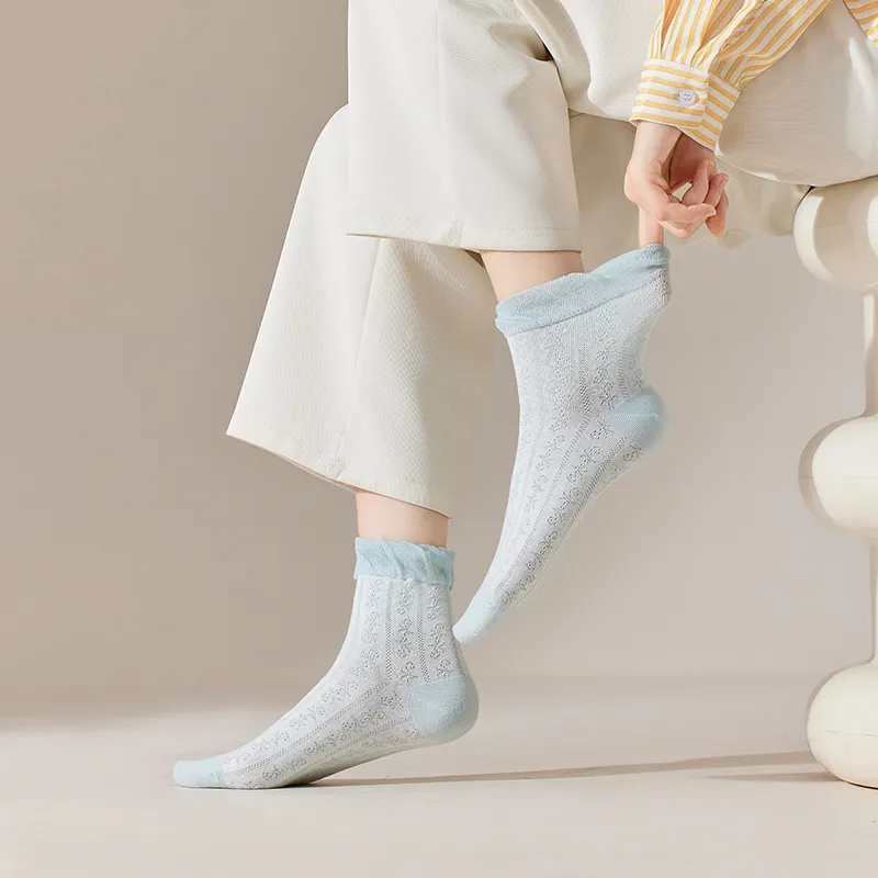 Master Mid Calf Socks Women's Shopping Bag Combo Set-7