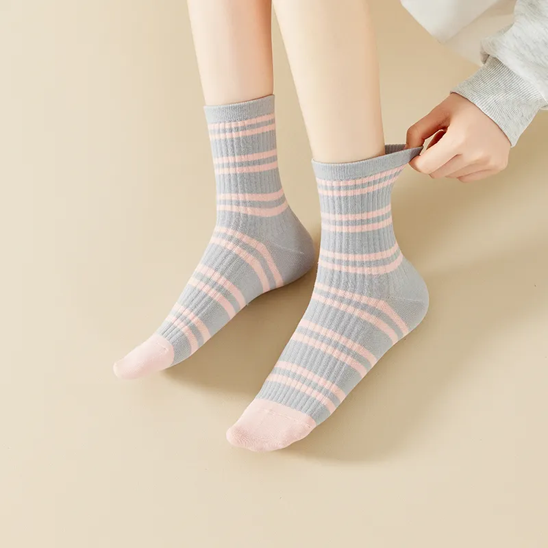 Master Mid Calf Socks Women's Shopping Bag 5 Pack-5
