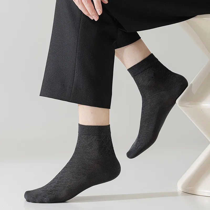 Master Mid Calf Socks Men's Shopping Bag Combo Set-5