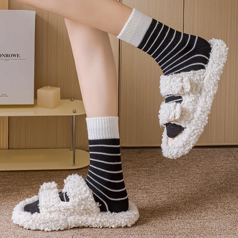 Master Mid Calf Socks Women's Shopping Bag 3 Pack-5