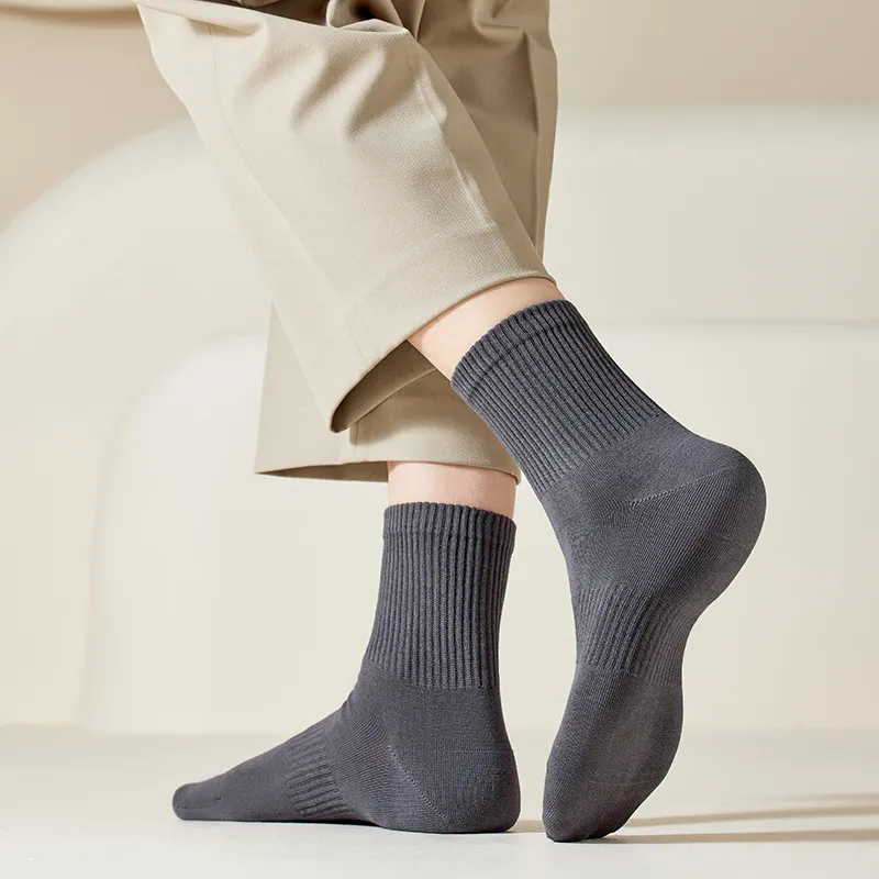 Master Mid Calf Socks Men's Shopping Bag Combo Set-5