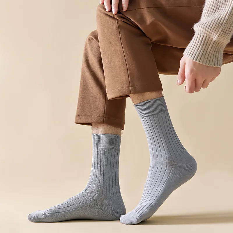 Master Mid Calf Socks Men's Shopping Bag Combo Set-4