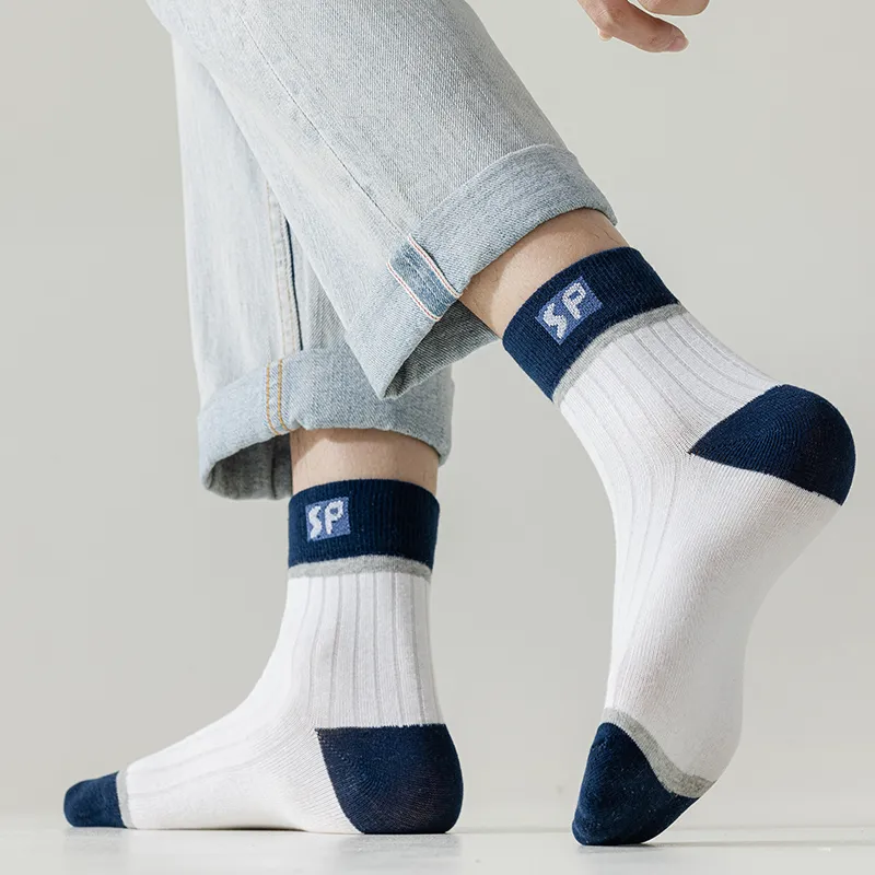 Master Mid-Calf Socks Men's Shopping Bag Combo Set-4