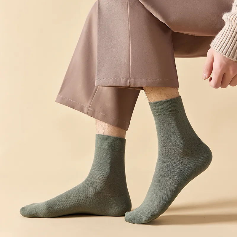 Master Mid Calf Socks Men's Shopping Bag Combo Set-3
