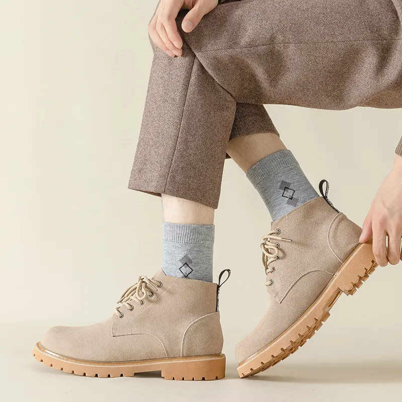 Master Mid Calf Socks Men's Shopping Bag Combo Set-3