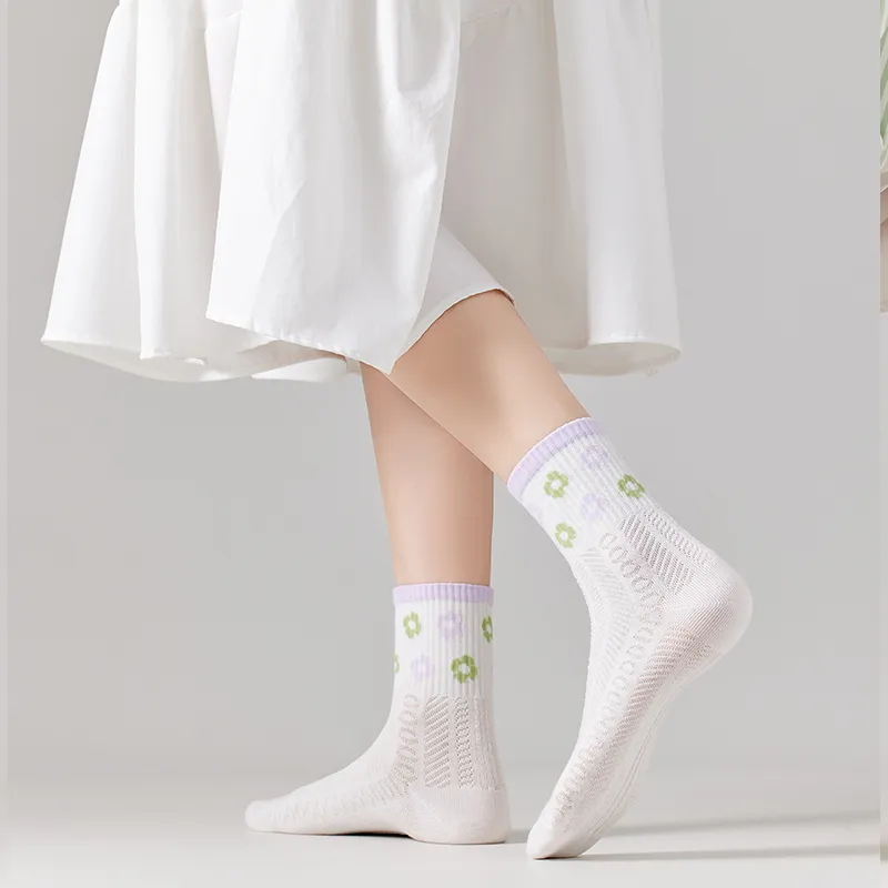 Master Mid Calf Socks Women's Shopping Bag 5 Pack-2