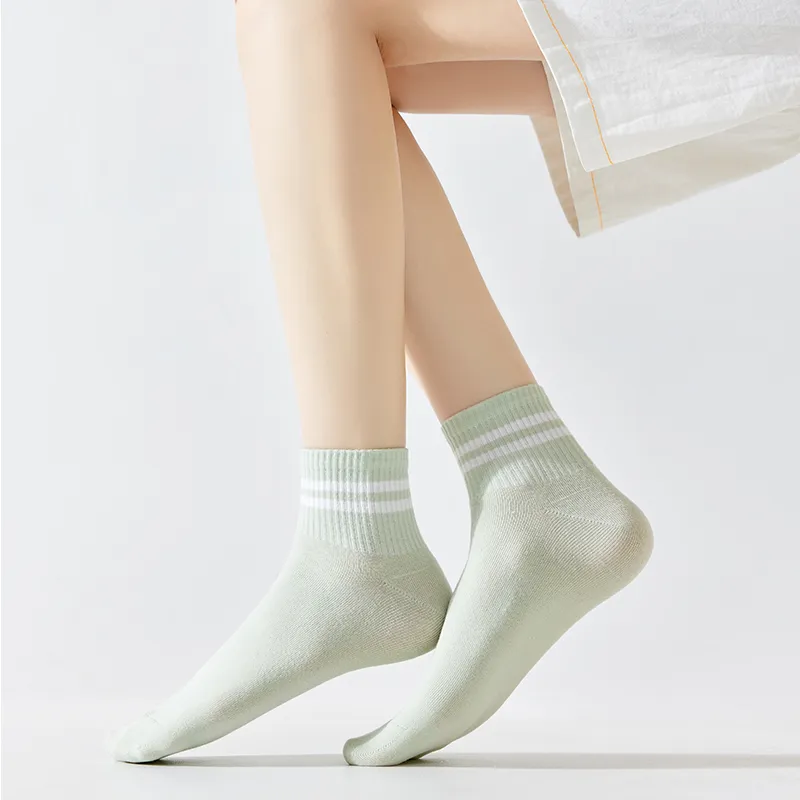 Master Mid Calf Socks Women's Shopping Bag Combo Set-3