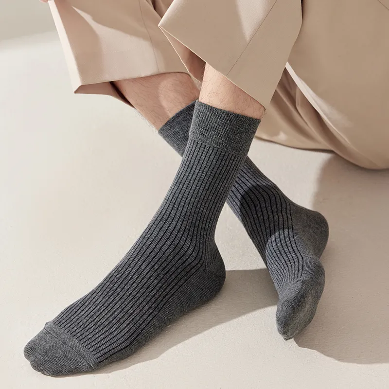 Master Mid Calf Socks Men's Shopping Bag Combo Set-5