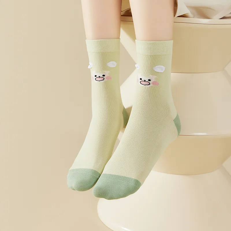 Master Mid Calf Socks Women's Combo Set-5