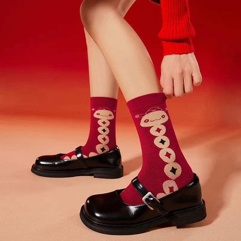Master Mid Calf Socks Women's Shopping Bag Combo Set-6