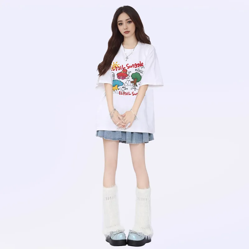 ILYOIL T Shirts Women's-7