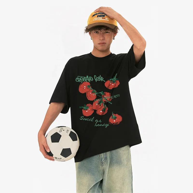ILYOIL Drop Shoulder Sleeve T Shirt Unisex-5