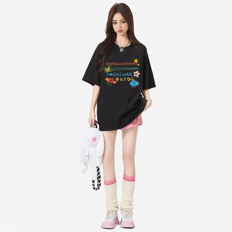 ILYOIL T Shirts Women's-2