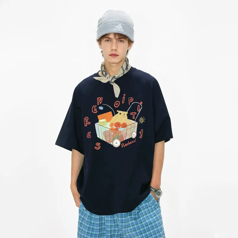 ILYOIL Drop Shoulder Sleeve T Shirt Unisex-4