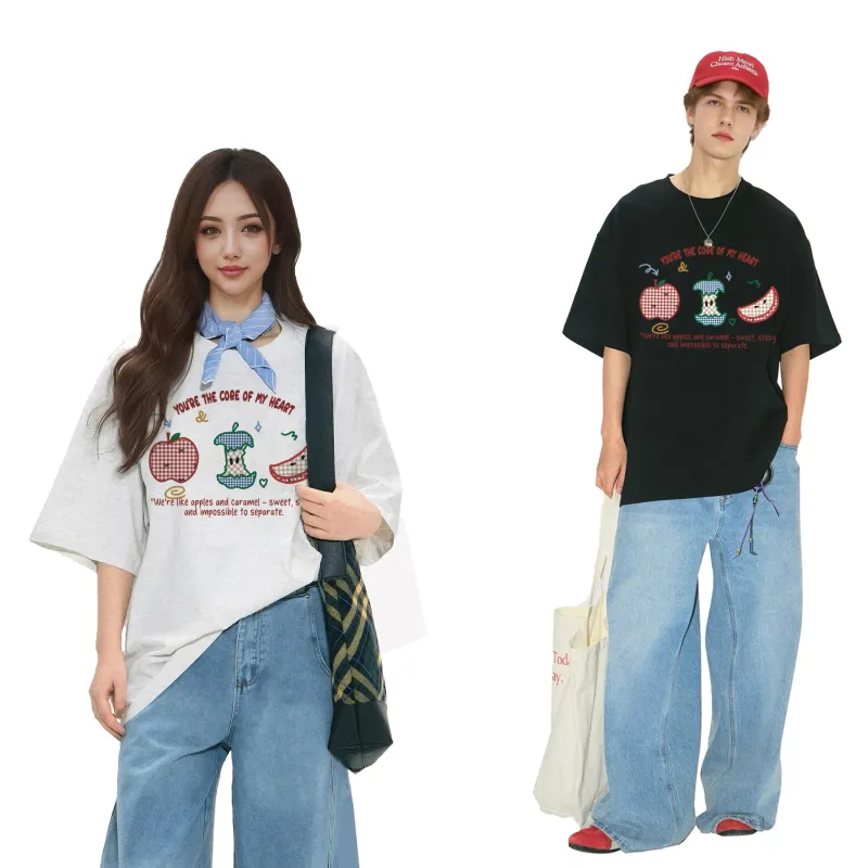 ILYOIL Drop Shoulder Sleeve T Shirt Unisex-12