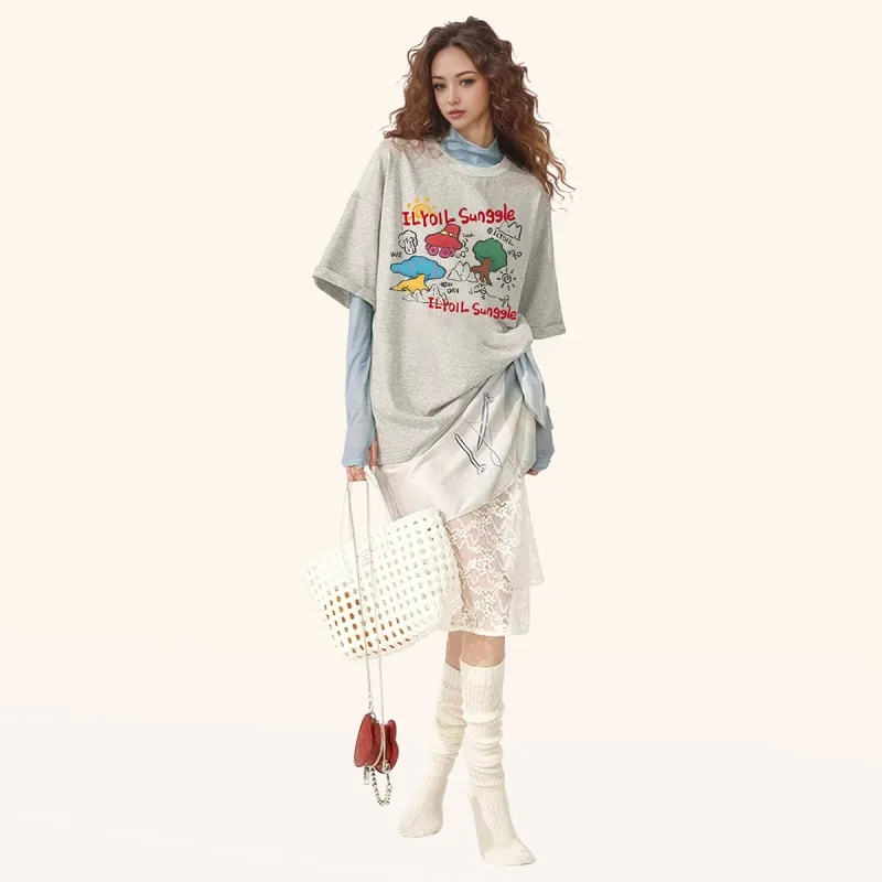 ILYOIL T Shirts Women's-4