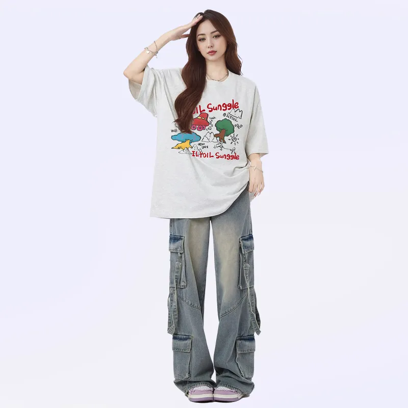 ILYOIL T Shirts Women's-3