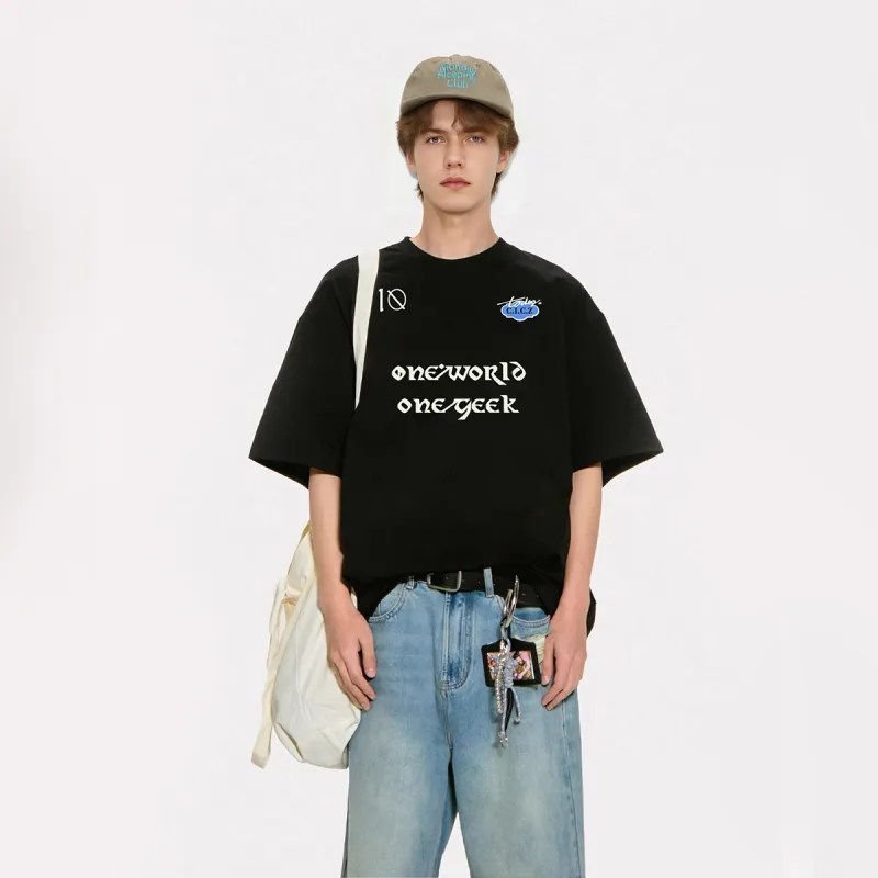 ILYOIL Drop Shoulder Sleeve T Shirt Unisex-2