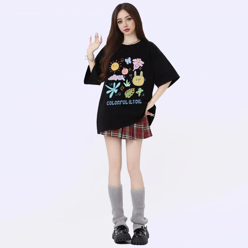 ILYOIL T Shirts Women's-2