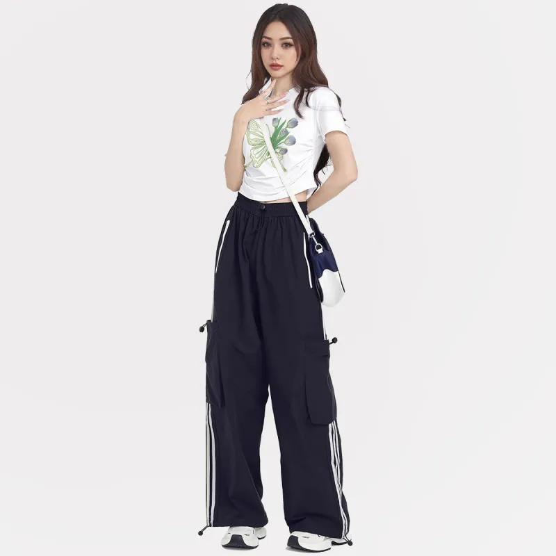 ILYOIL Set in Sleeve T Shirt Women's-4