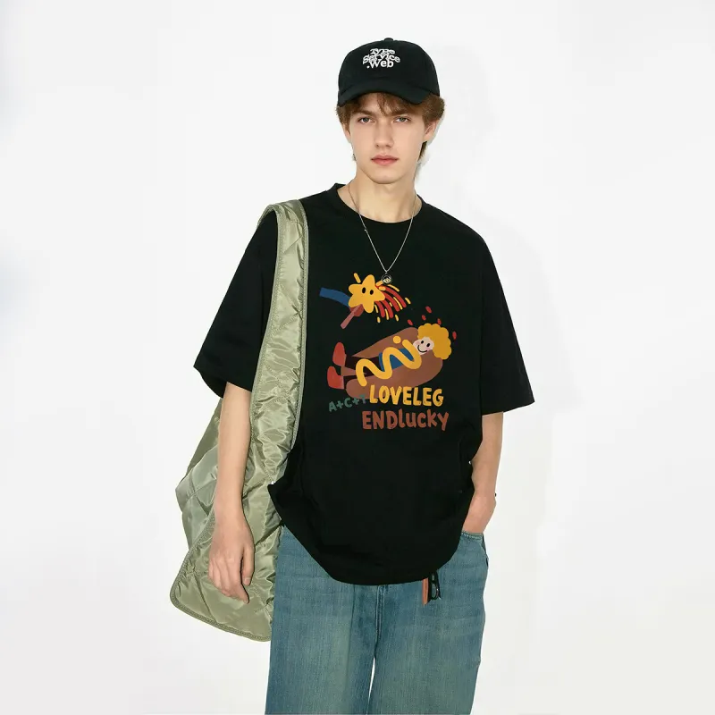 ILYOIL Drop Shoulder Sleeve T Shirt Unisex-15
