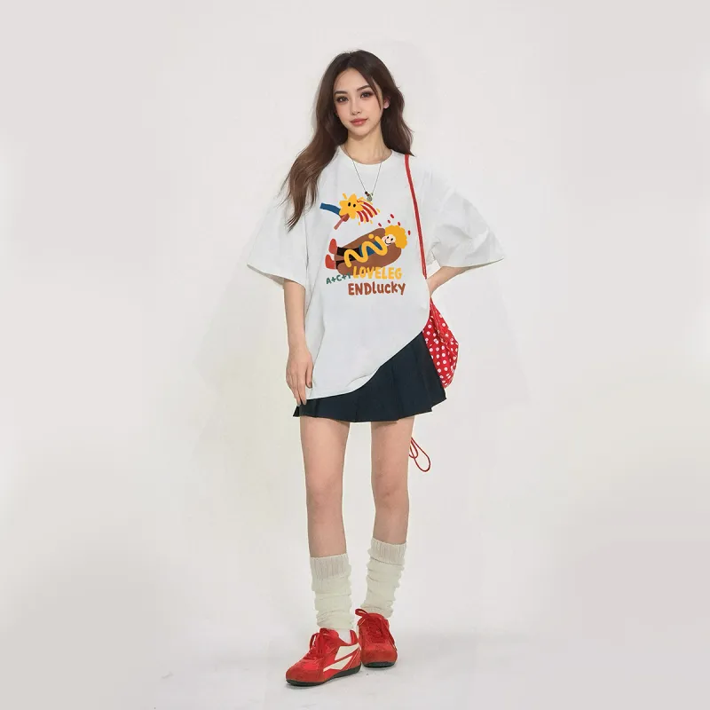ILYOIL Drop Shoulder Sleeve T Shirt Unisex-3