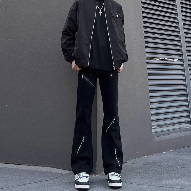 IJRJ Jeans Unisex Black-1