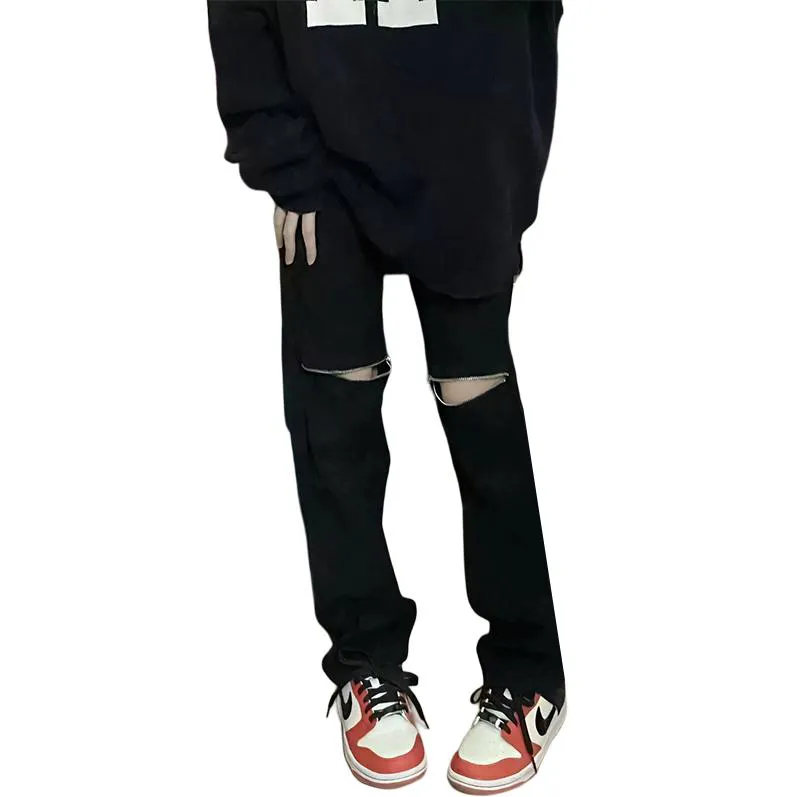 IJRJ Jeans Unisex Black-1