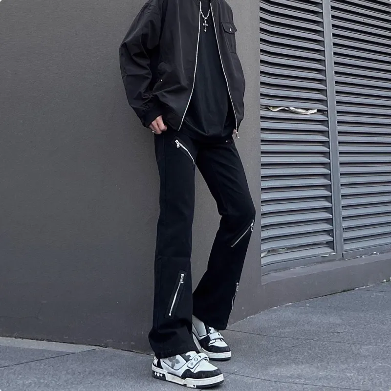 IJRJ Jeans Unisex Black-4
