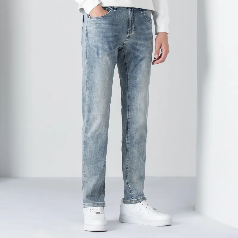 Red bean Jeans Men-9
