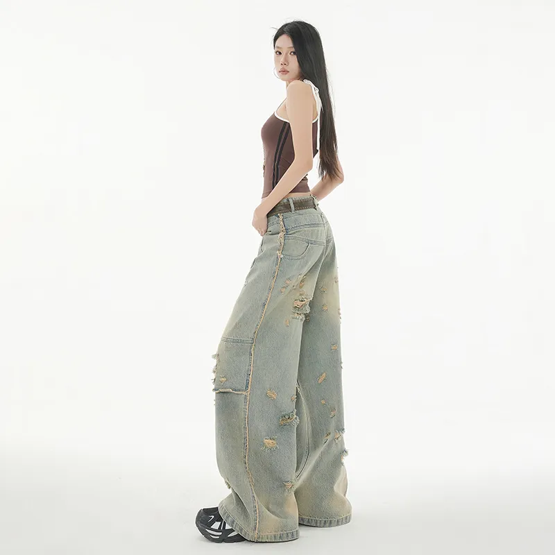 Kele Coco Jeans Unisex Vintage Blue-3
