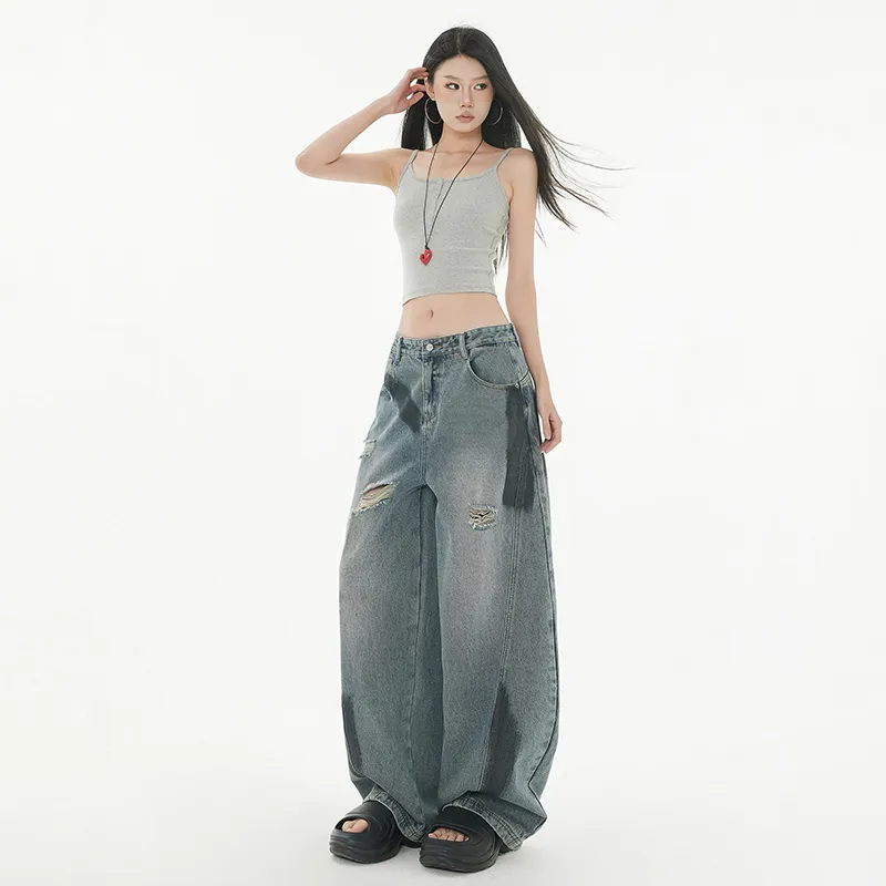 Kele Coco Jeans Unisex Color Block-1