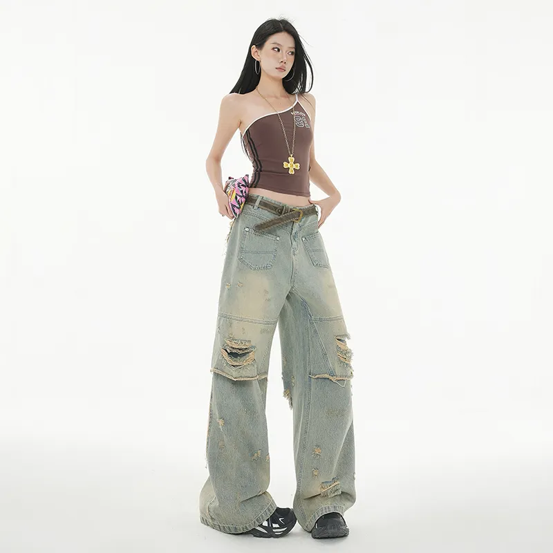 Kele Coco Jeans Unisex Vintage Blue-2